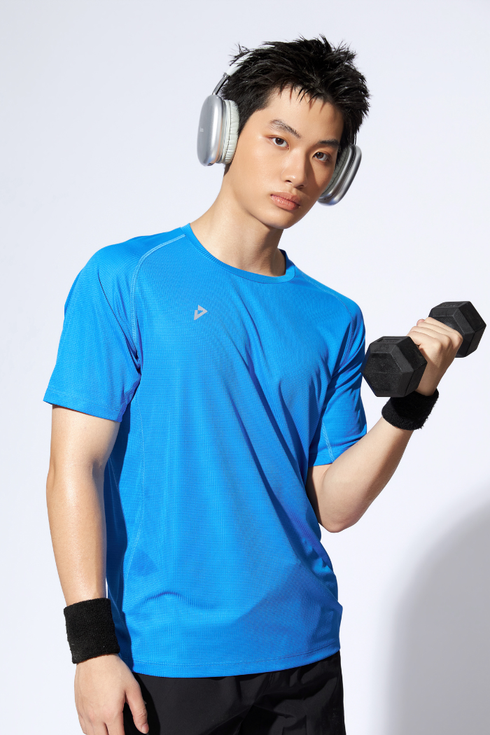 Áo thun thể thao nam vải tái chế UltraLight TS292M1